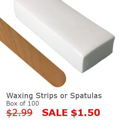 100 Waxing Spatulas or Waxing Strips for $1.50!!!